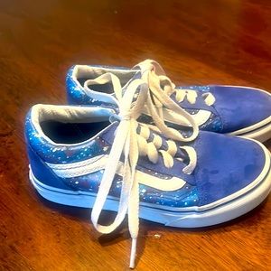 Vans glow in the dark celestial print 12.5 little kids